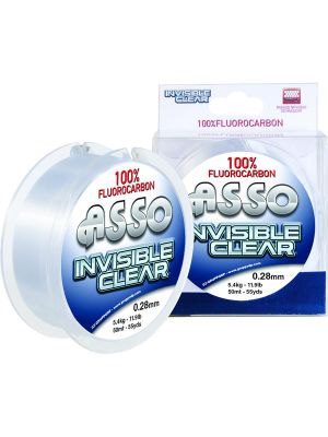 Asso Invisible Clear Paralel %100 Fluoro Carbon Misina 50mt