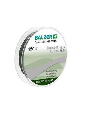 Balzer İron Line Soft PE 8 Örgü İp Misina 150mt Yeşil