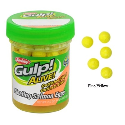 Berkley Gulp Alive Floating Salmon Eggs Yellow Somon Yumurtası