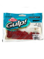 Berkley - Berkley Gulp Saltwater Sandworm 5cm LRF Silikon Yem - Bloody