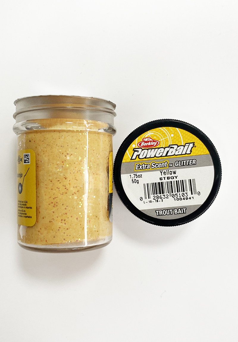 Berkley Power Bait Extra Scent Glitter Yellow