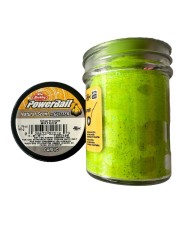 Berkley Power Bait Garlic Natural Scent Glitter - Chartreuse - Berkley