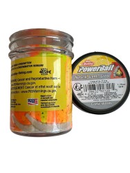 Berkley Power Bait Natural Scent Garlic Worm - Tequila Fire - Thumbnail