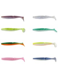 Captain - Captain 3516 Pukka Shad 9cm 7gr Levrek Silikonu 5 Adet Suni Yem