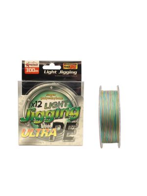 Captain Light Jigging 12X Ultra PE 12 Örgü Jig İpi 300mt Multi Color