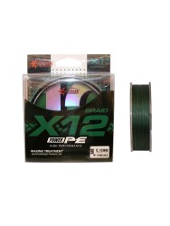 Captain - Captain X12 Power PE 12 Örgü Spin İp Misina 150mt Dark Green