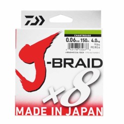 Daiwa - Daiwa J-Braid 8B Chartreuse 150m İp Misina