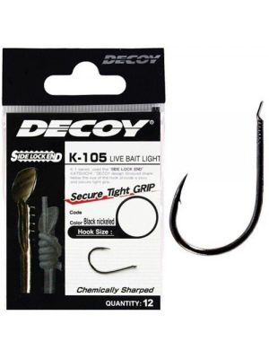 DECOY K-105 Live Bait Light Olta İğnesi 12 Adet