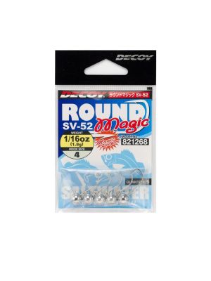 DECOY SV-52 Round Magic JH Jig Head 5 adet No:6