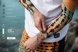 Fujin Arm Sleeve Camo Orange Scale Kolluk - Thumbnail