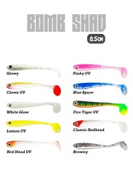 Fujin Bomb Shad 85mm Silikon Balık - Thumbnail