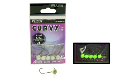 Fujin Curvy Glow Jig Head