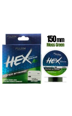 Fujin Hex Braid 4x 150mt Moss Green PE İp Misina