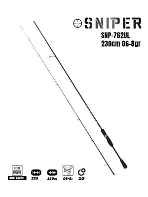 Fujin Sniper 230cm 06-8gr Ultra Light LRF Kamışı