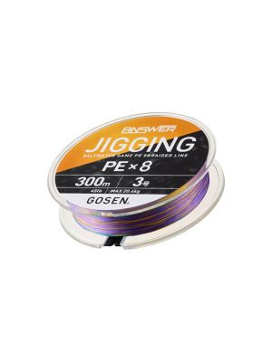 Gosen Jigging Answer PE 8 Örgü 300m Multi İp Misina