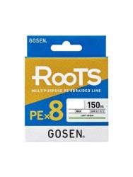 Gosen - Gosen X8 Roots PE 8 Örgü Spin İp Misina 150mt A.Yeşil