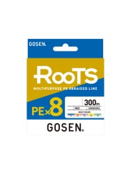 Gosen - Gosen X8 Roots PE 8 Örgü Spin İp Misina 300mt Multi Color