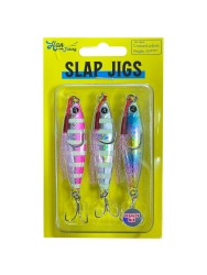 Hanfish Uv-Glow Mix Slap Jigs 3 Adet - HanFish