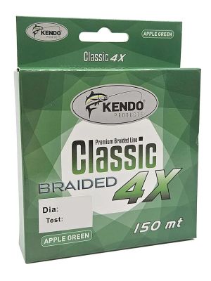 Kendo Classic 4X 150m Apple Green Örgü İp Misina