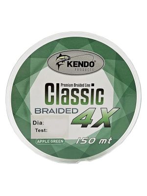 Kendo Classic 4X 150m Apple Green Örgü İp Misina