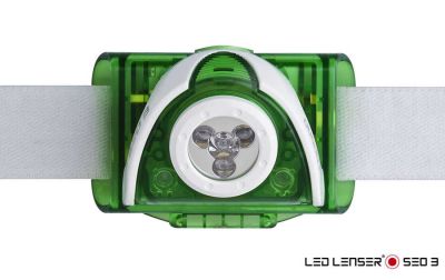 Led Lenser SEO3 Green Kafa Lambası