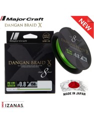 Major Craft Dangan X Braid İp DBX8 150m Açık Yeşil - Thumbnail