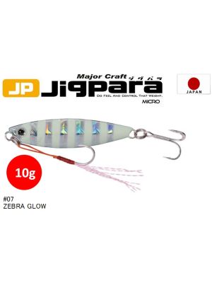 Major Craft Jigpara Micro JPM-10g #07 Zebra Glow 