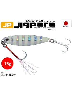 Major Craft Jigpara Micro JPM-15gr #07 Zebra Glow