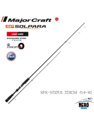 Major Craft Solpara New SPX-S732UL LRF Kamış Solid Uç 223cm 0.4-5g - Thumbnail