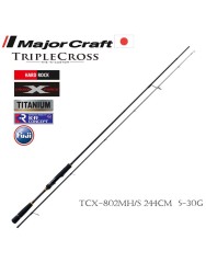 Major Craft Triple Cross New TCX-802MH/S Hard Rock Fish Spin Kamış 244cm 5-30g - Thumbnail