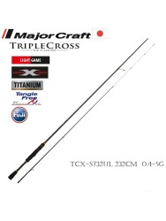 Major Craft Triple Cross New TCX-S732UL LRF Mebaring Kamış Solid Uç 232cm 0.4-5g - Thumbnail