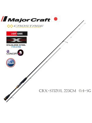 MC New Crostage CRX-S732UL LRF Mebaru Kamış Solid Uç 223cm 0.4-5g