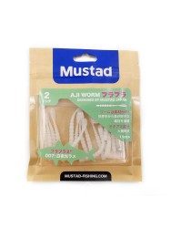 Mustad Aji Worm Fla-Fla LRF Silikon Yem 5cm 15 Adet - Thumbnail