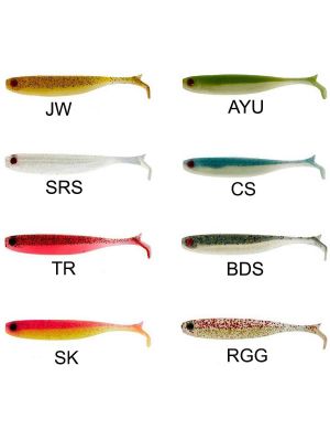 Mustad Mezashi Z-Tail Minnow Silikon Yem 9cm 6 Adet