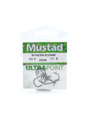 Mustad No-Twist Shot NTS548 Olta İğnesi 5 Adet