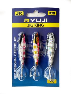 Ryuji Jig King Zebra Mix 3 Adet - Jig Yem