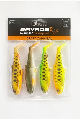 Savage Gear Craft Cannibal 10.5cm 12gr Dark Water Mix 4 Adet