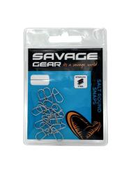 Savage Gear Salt Round Snaps - Rapala Klipsi 15 adet - 1