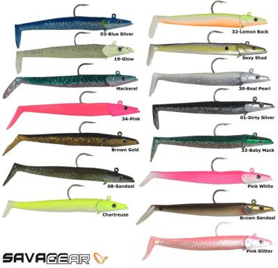 Savage gear Sandeel 12.5cm 23gr 2+1 Adet Suni Yem