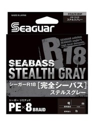 Seaguar - Seaguar R18 Seabass Stealth Gray PEx8 Braid 150m İp Misina