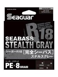 Seaguar R18 Seabass Stealth Gray PEx8 Braid 150m İp Misina - Seaguar